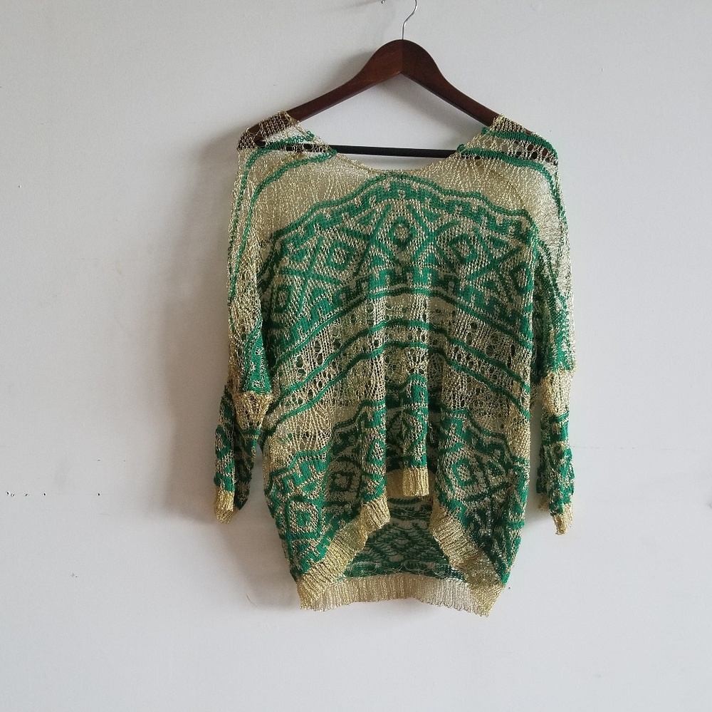 Mesh sweater